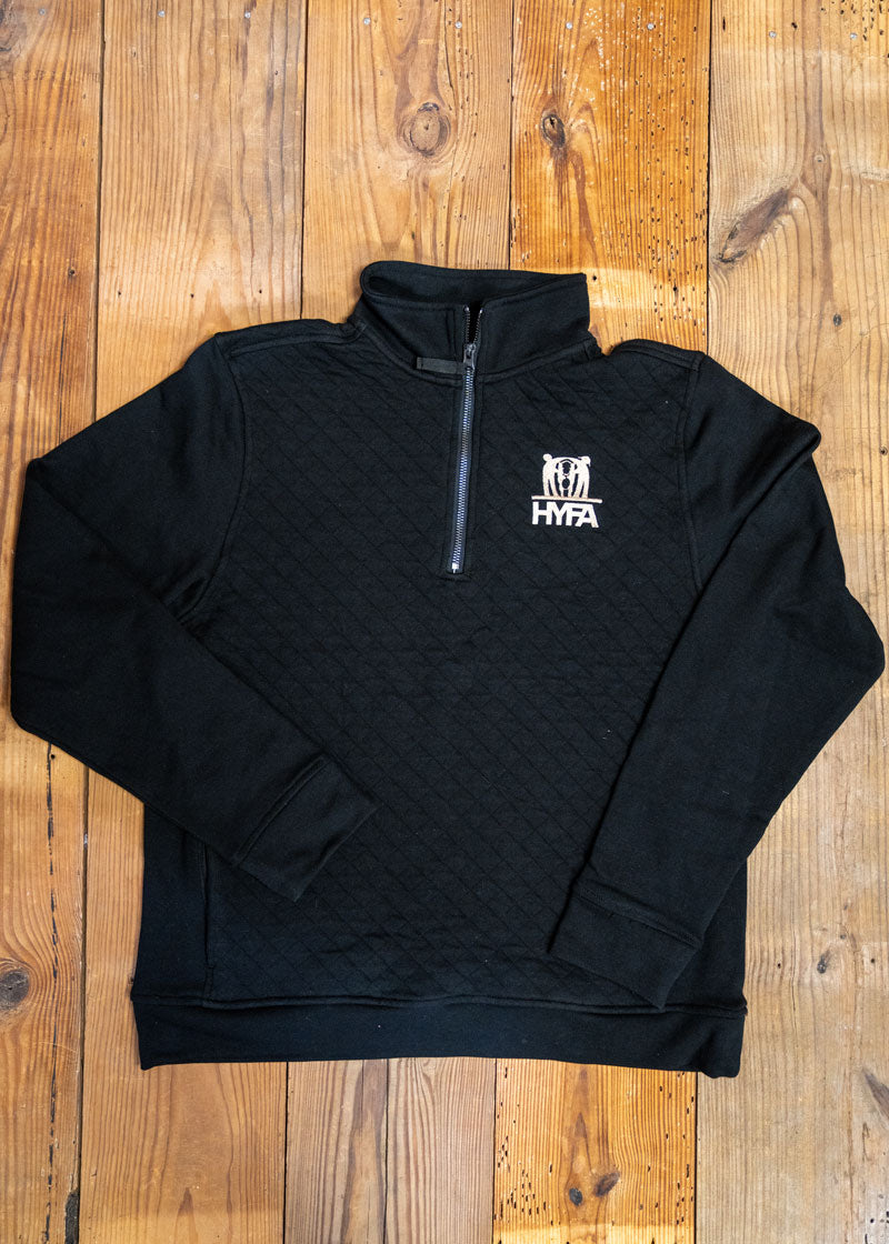 HYFA Logo Men's 1/4 Zip Quilted Pullover Sweatshirt