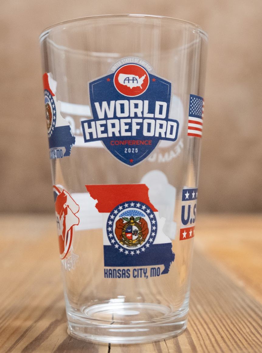 World Hereford Conference Pint Glass