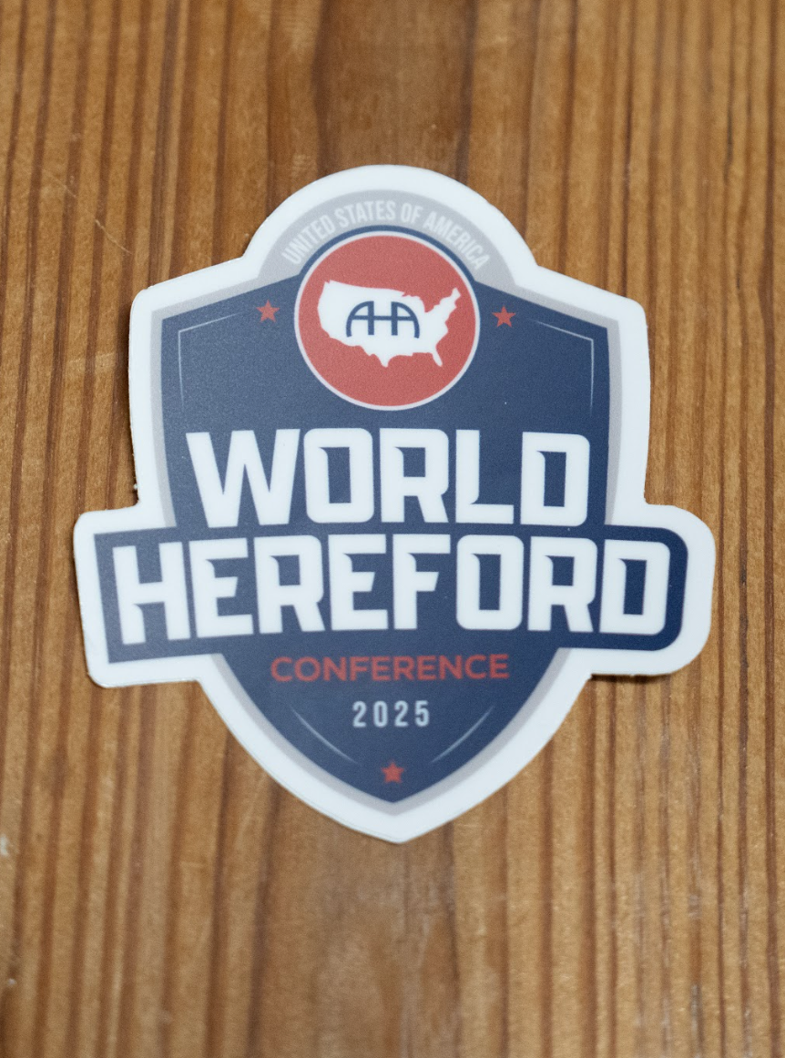 World Hereford Conference Sticker