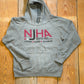 NJHA Youth Grey Hooded Sweatshirt