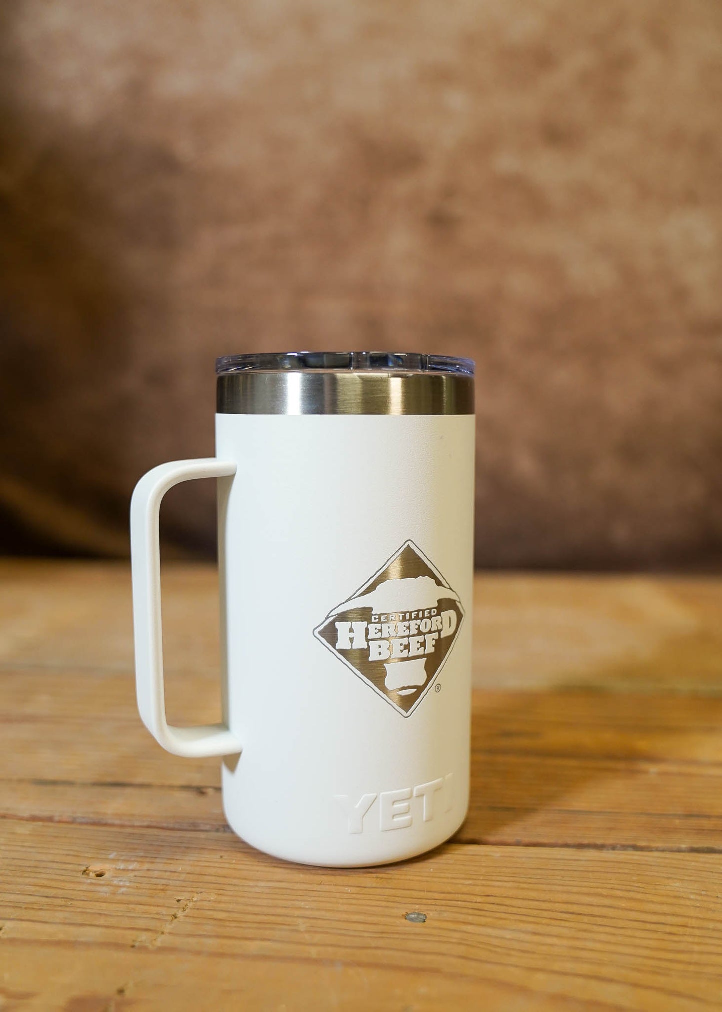 Certified Hereford Beef White YETI Mug