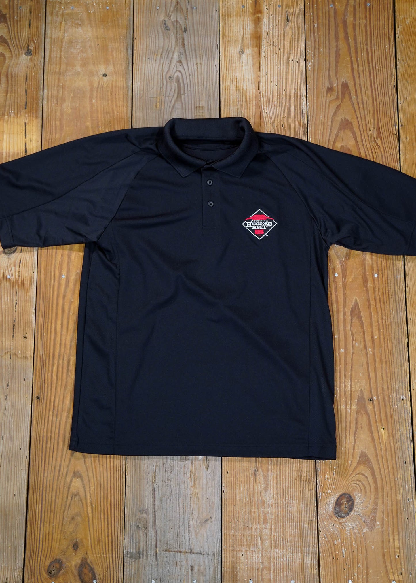 Certified Hereford Beef Men's Polo Shirt - Black