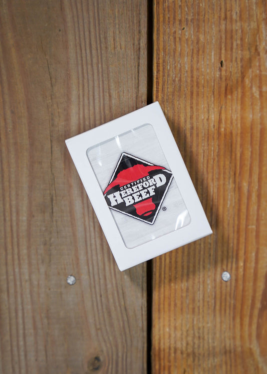 Certified Hereford Beef Playing Cards