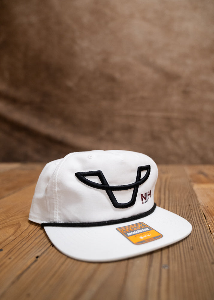 NJHA Steer Logo White Hat