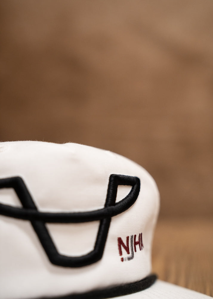 NJHA Steer Logo White Hat