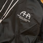 AHA Logo 1/4 zip Black/Gray Windshirt