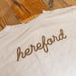 Hereford Rope Lettering Sweatshirt