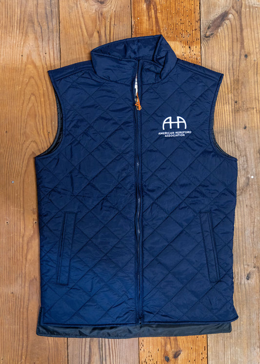 Vintage Quilted AHA Branded Vest