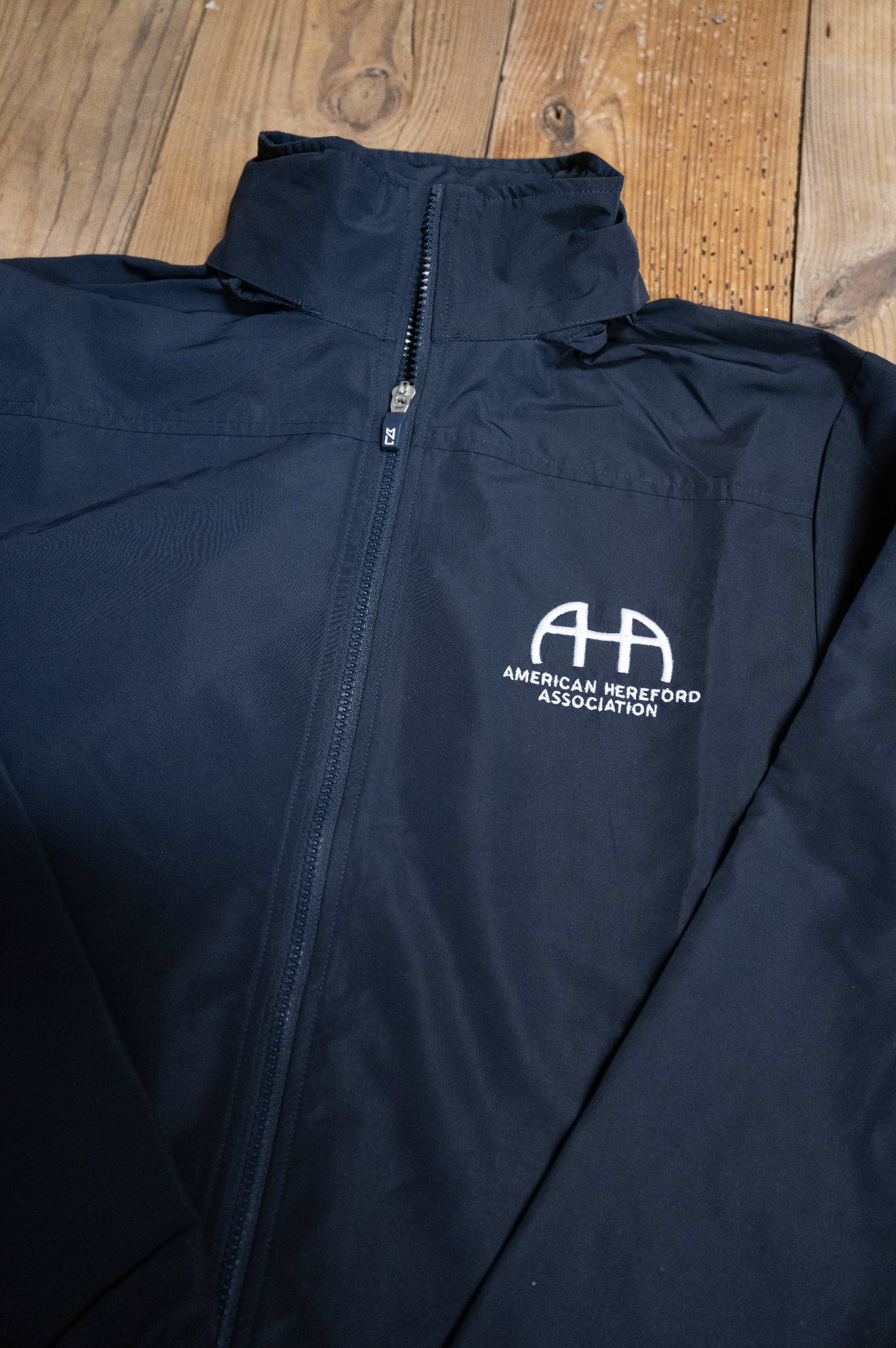 Navy AHA Cutter & Buck Full Zip Jacket