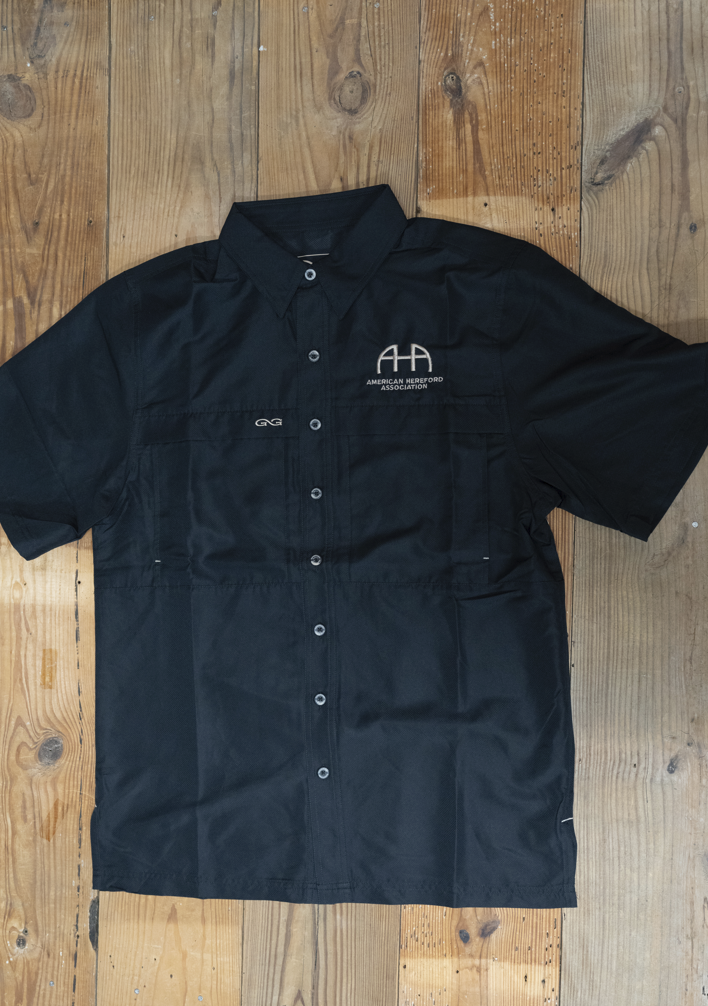 AHA Fishing Shirt Black
