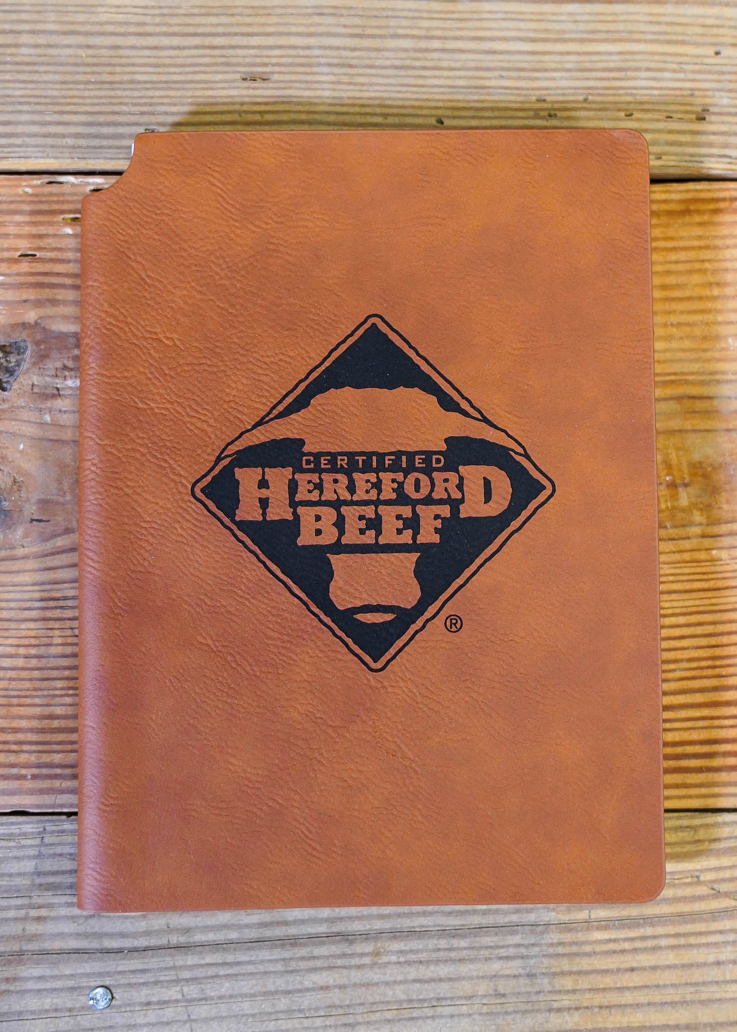 Certified Hereford Beef Ultra Suede Journal