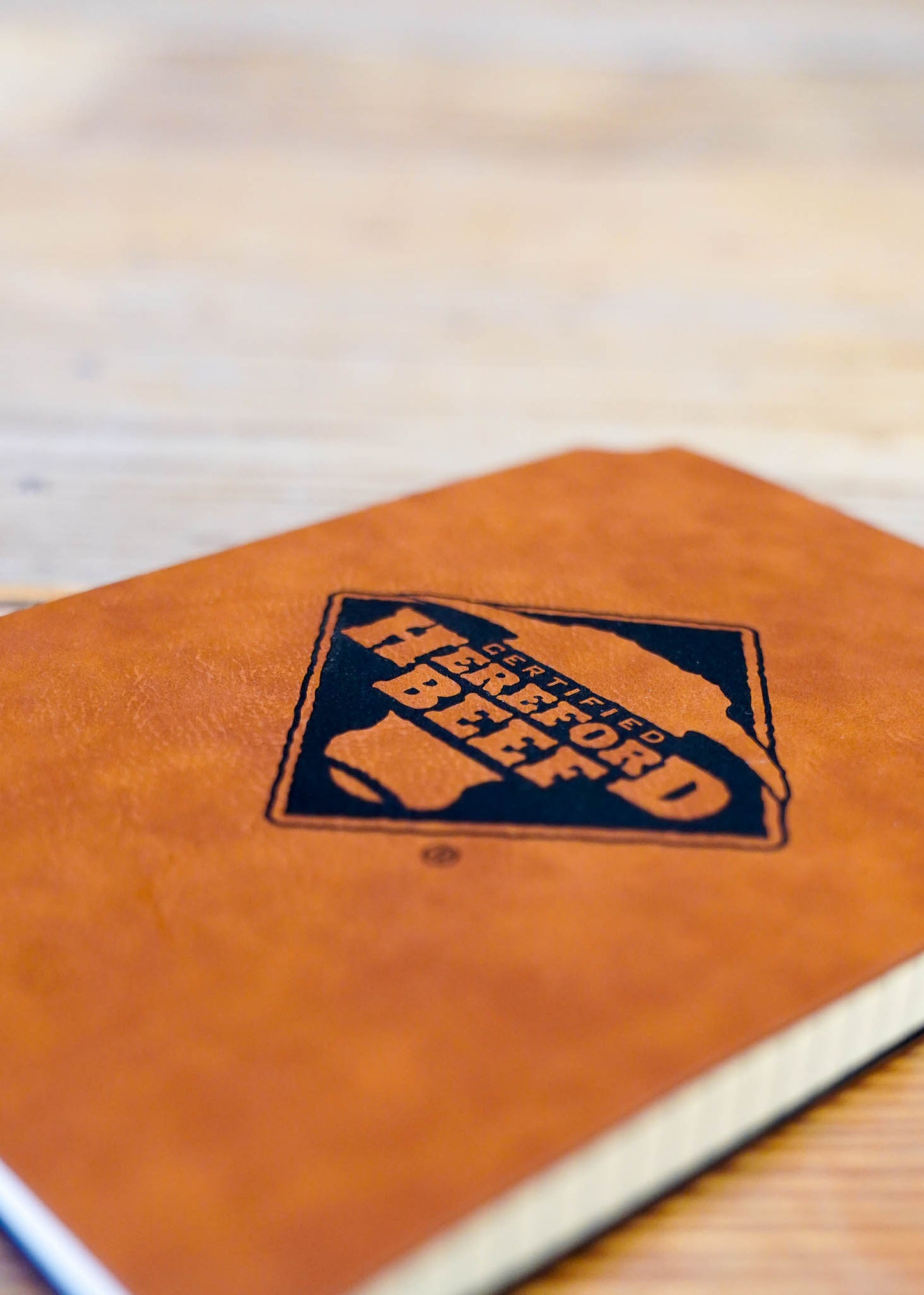 Certified Hereford Beef Ultra Suede Journal