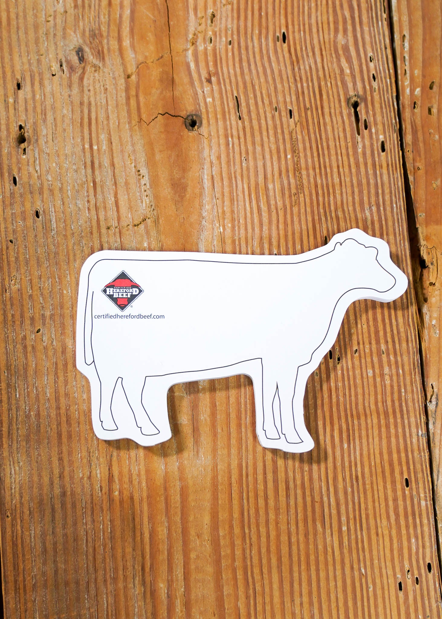 Certified Hereford Beef Sticky Notes Shop Hereford 