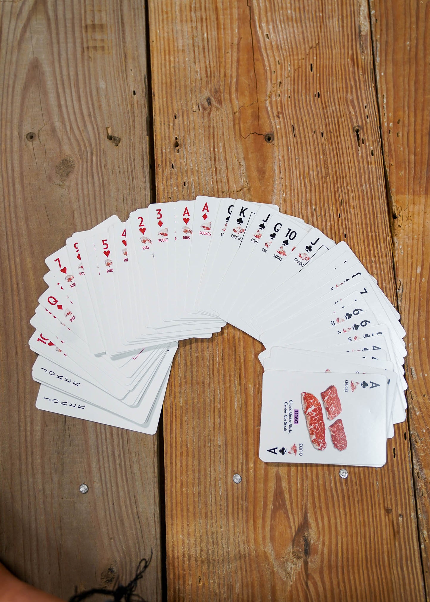 Certified Hereford Beef Playing Cards