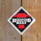 Certified Hereford Beef  12" x 12" Decal