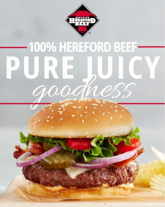 Certified Hereford Beef Poster (22x28) - Burger